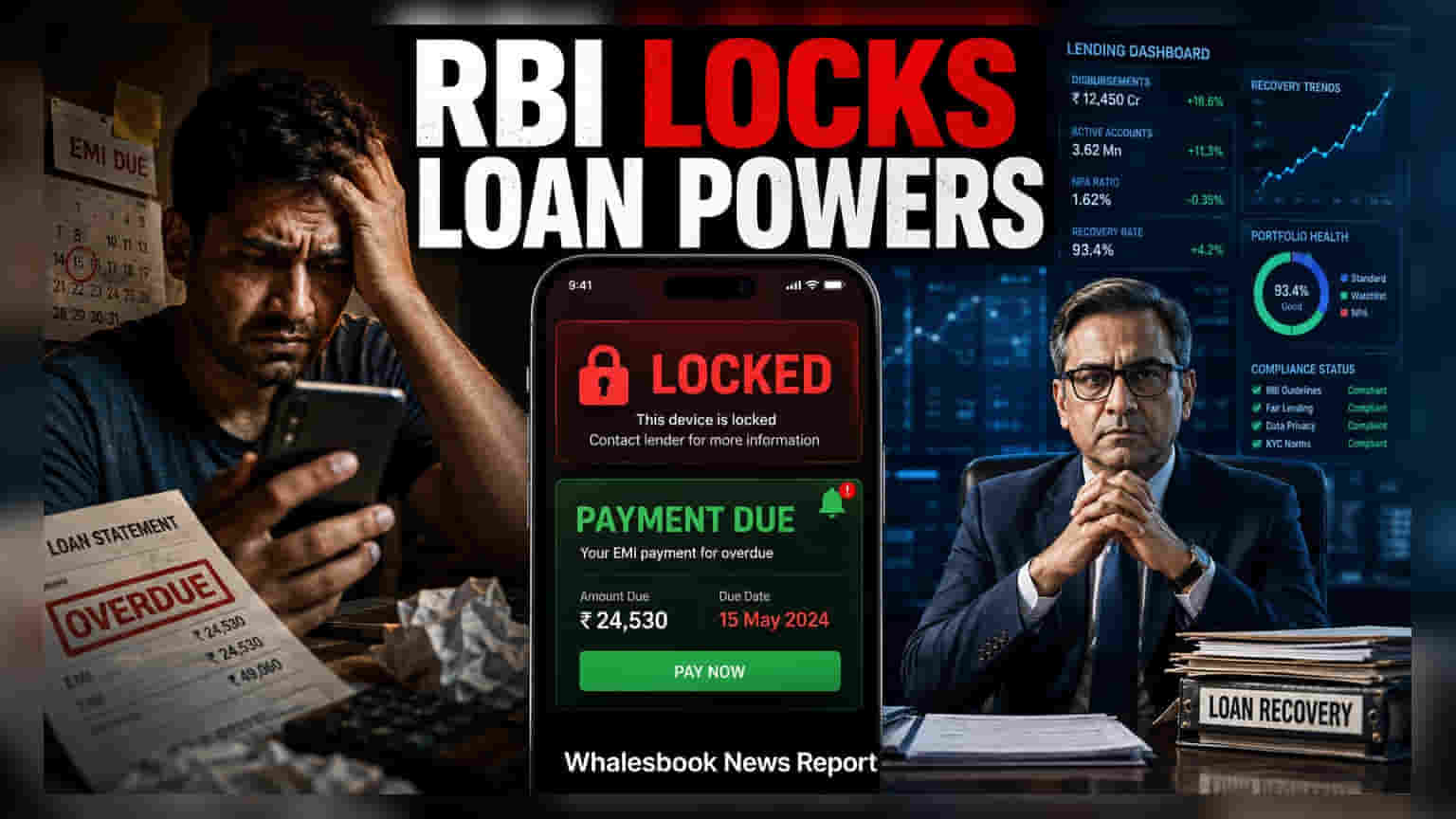 RBI ਦਾ ਵੱਡਾ ਫੈਸਲਾ: 2027 ਤੋਂ ਲੋਨ ਲਈ ਰਿਮੋਟ ਡਿਵਾਈਸ ਲਾਕਿੰਗ 'ਤੇ ਲੱਗੇਗੀ ਰੋਕ!