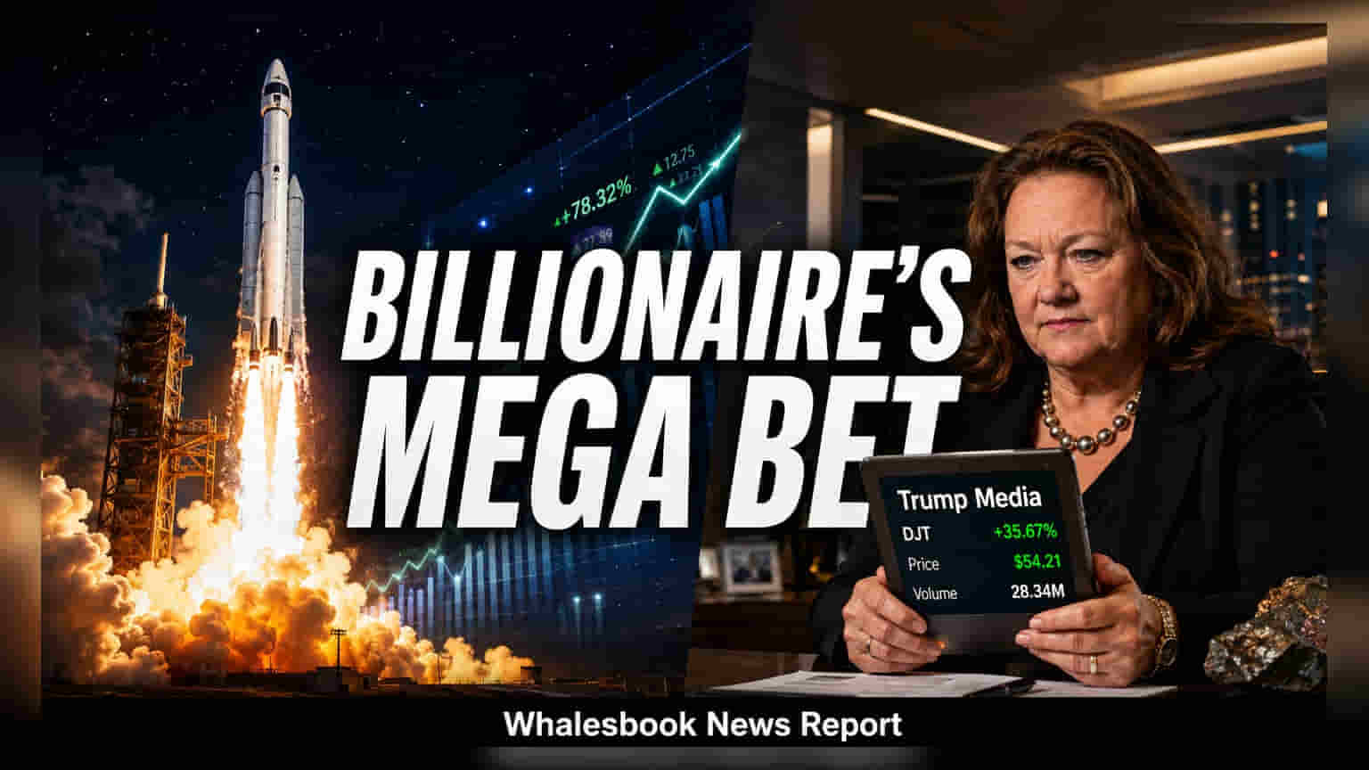 Gina Rinehart Firm Invests $1.37 Billion in SpaceX, Doubles TMTG Stake