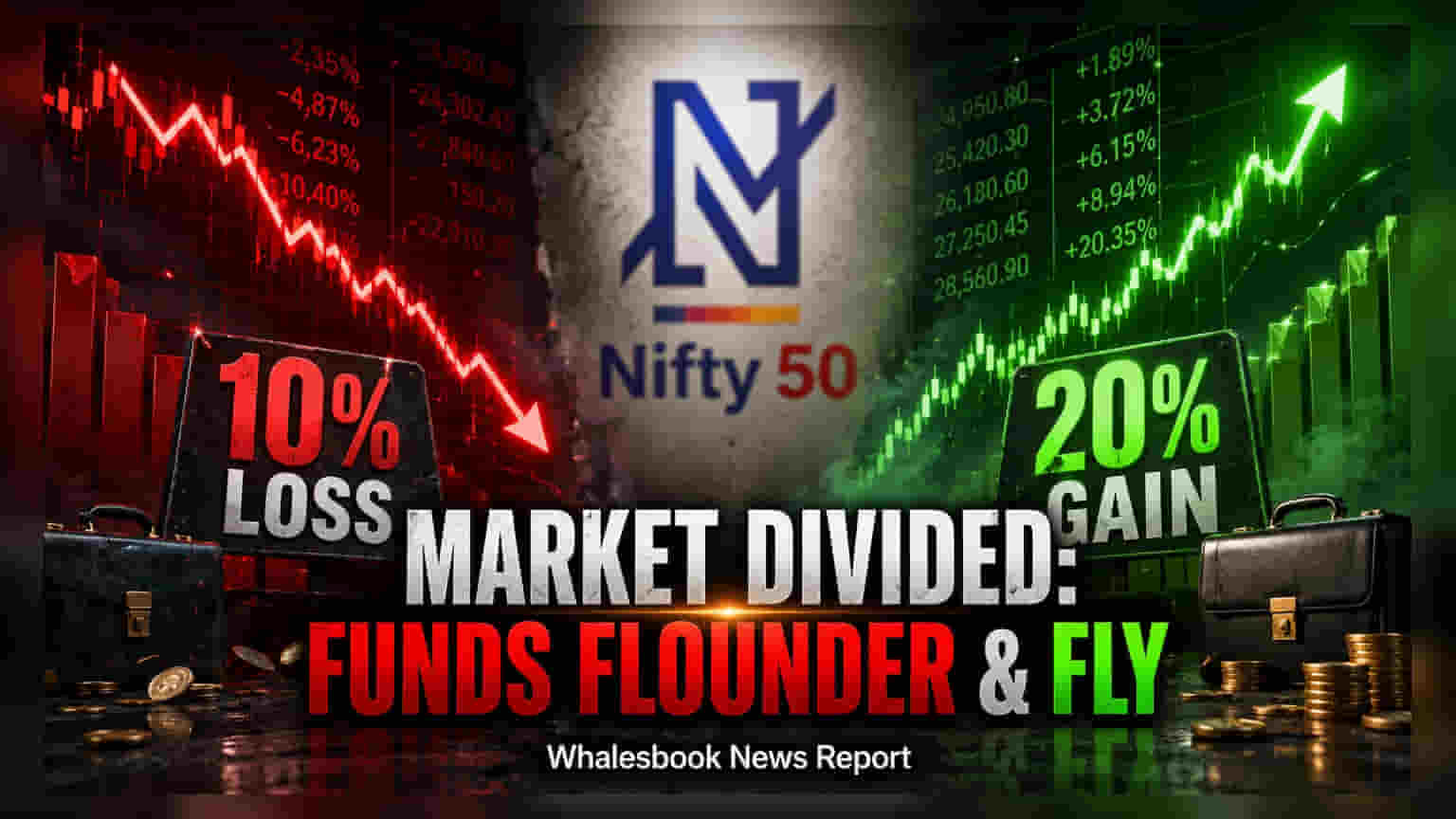 Equity Funds Gap Widens: Returns Split Between 20% Gains and 10% Losses