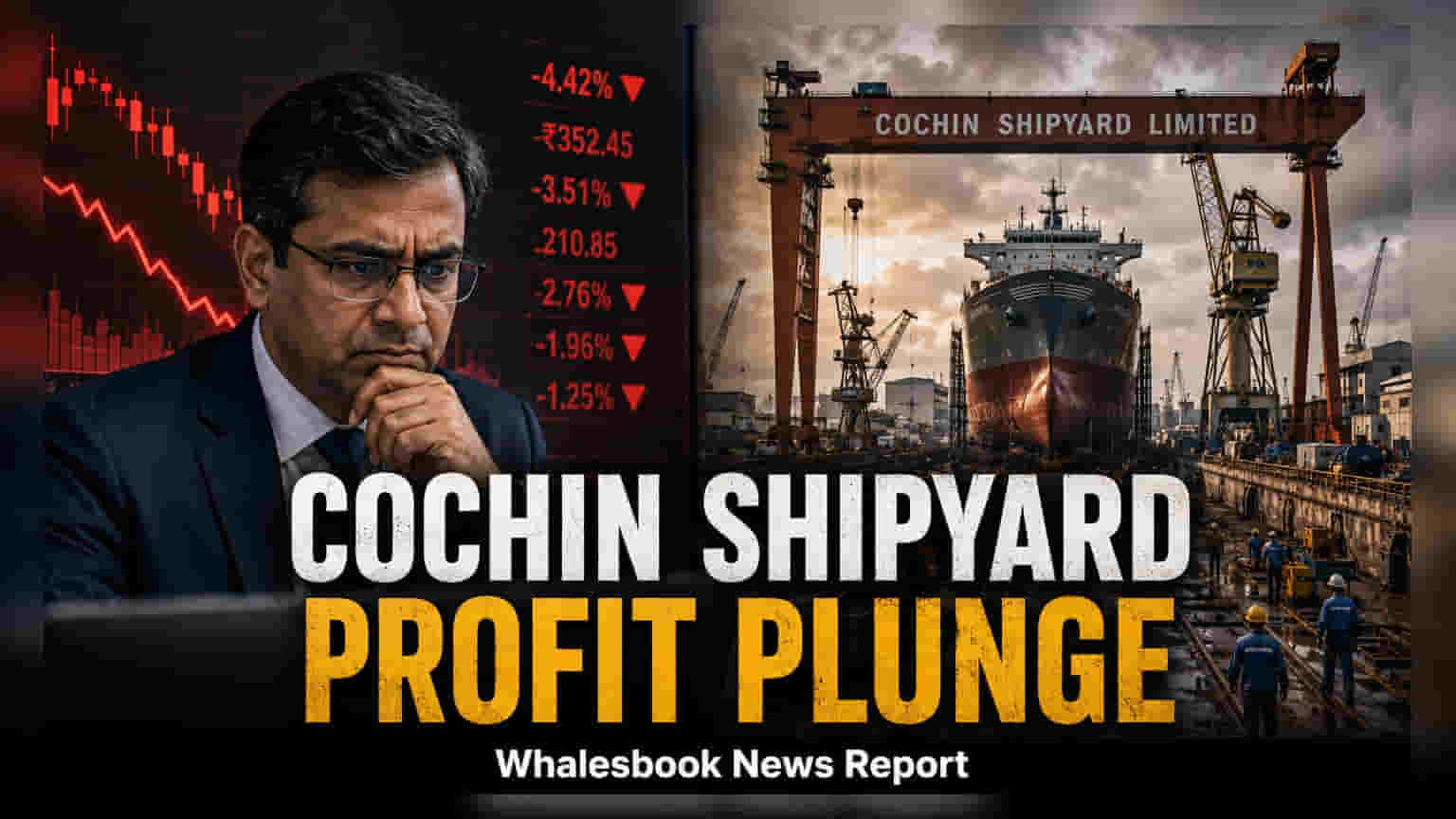 Cochin Shipyard Q1 Profit Drops 19% Amid Rising Costs