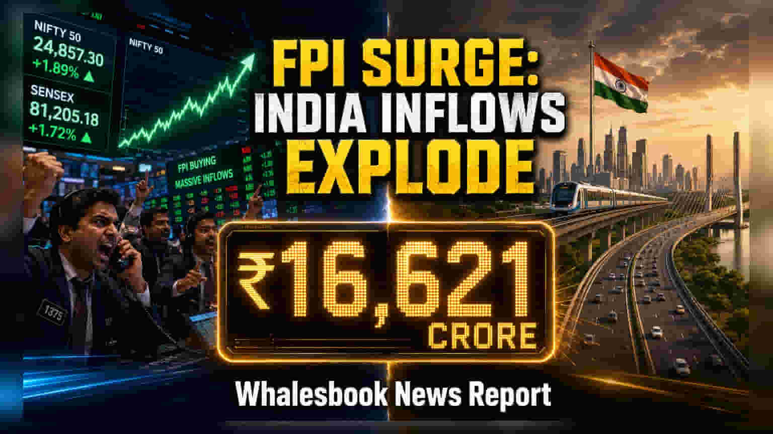 Foreign Investors Pour ₹16,621 Crore Into Indian Stocks in Early August
