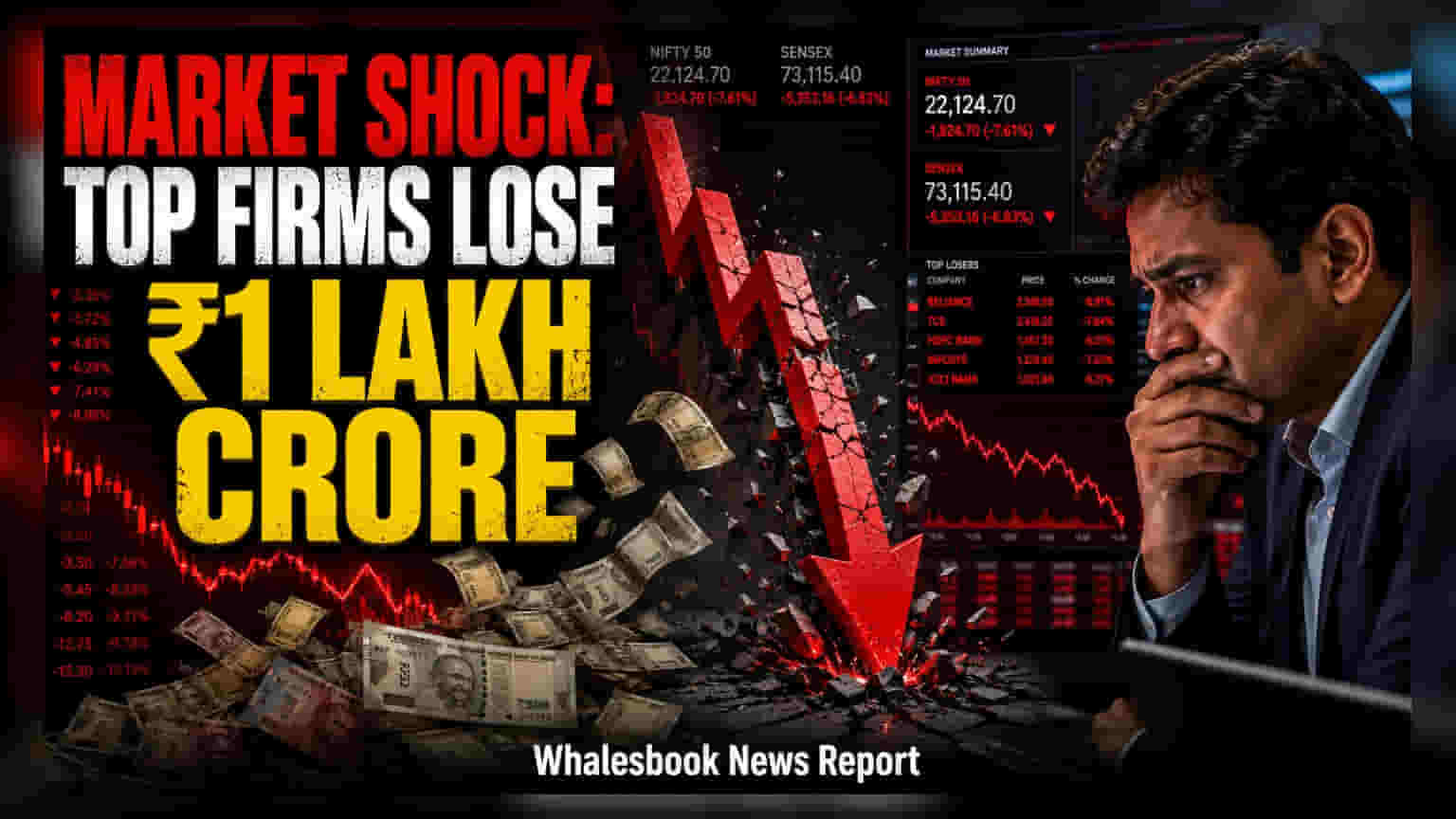 Top Indian Firms Lose ₹1 Lakh Crore in Market Cap Amid Bearish Week