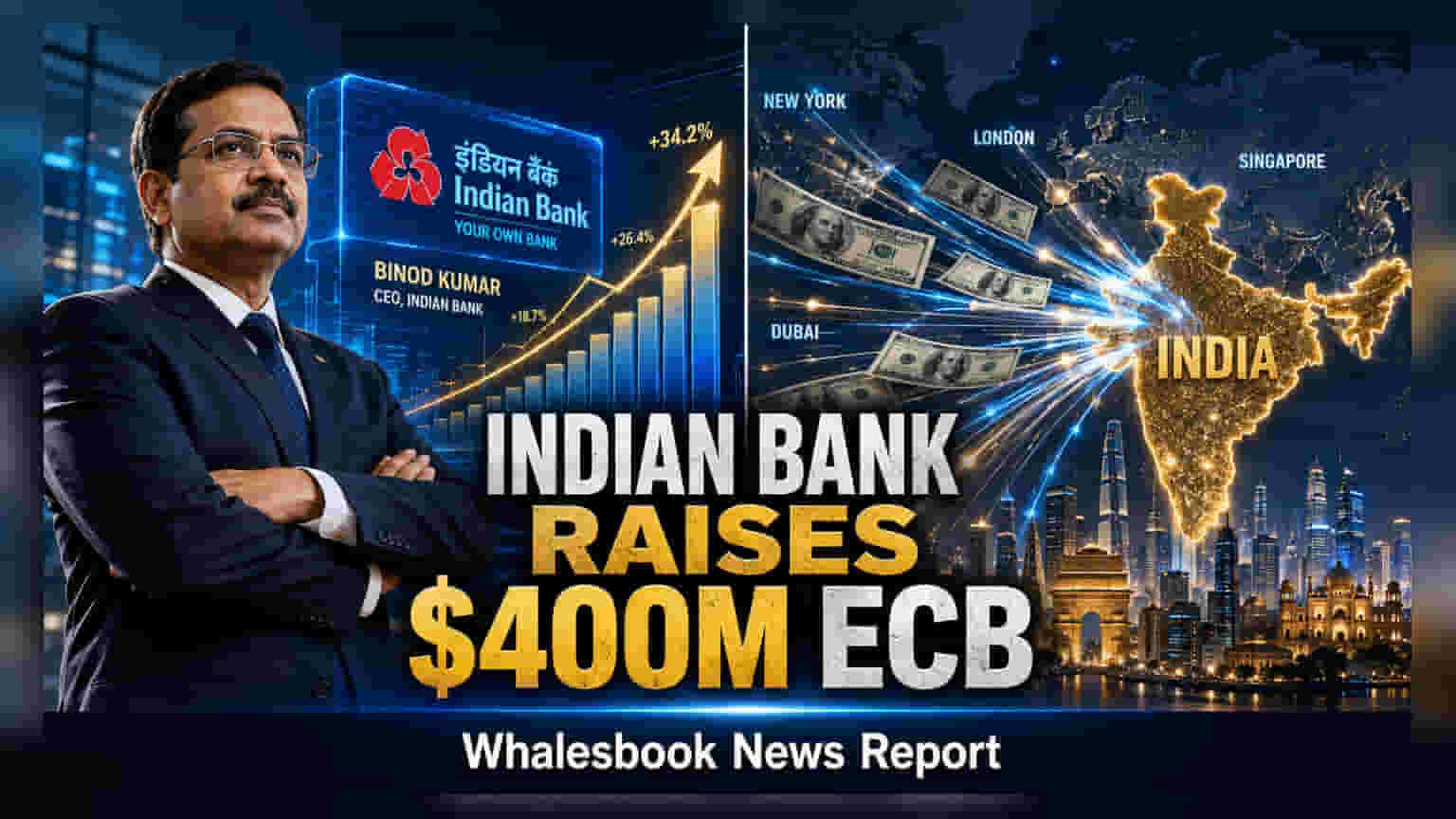 Indian Bank to Raise $400 Million via ECB This Week