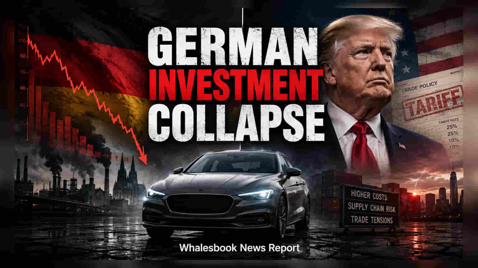 German Firms Cut US Investment to €4.3 Billion, 3-Year Low