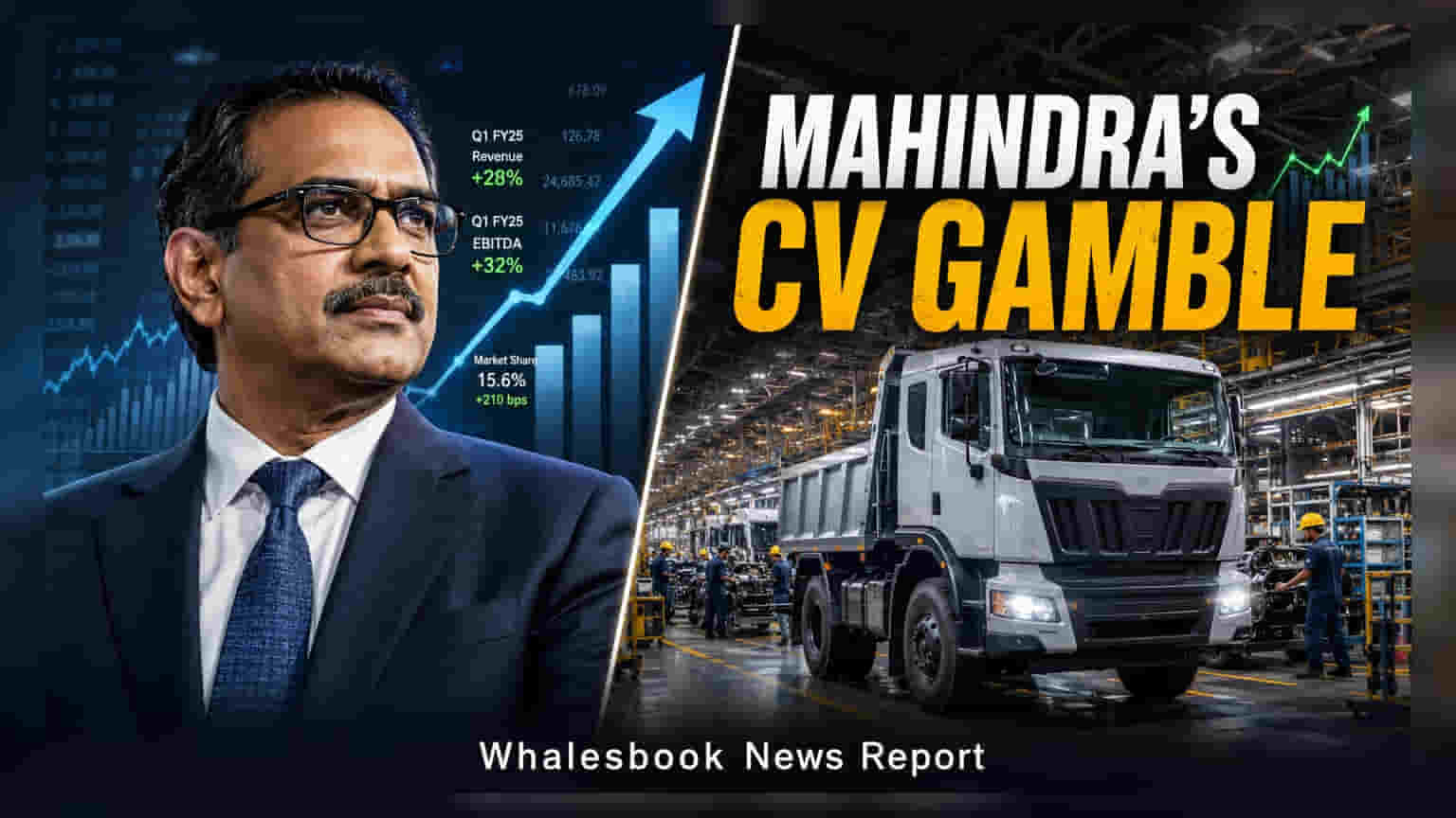Mahindra का बड़ा कदम: CV बिजनेस अब SML Mahindra के संग, कंपनी का लक्ष्य 12% मार्केट शेयर!