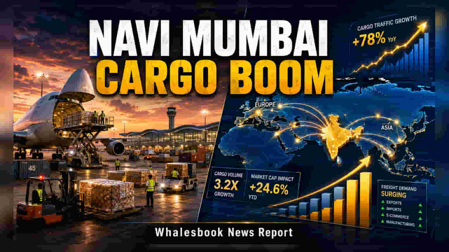 Navi Mumbai Airport: હવે કાર્ગો ફ્લાઇટ્સ પણ શરૂ! 13 એરલાઇન્સ સાથે શરૂઆત