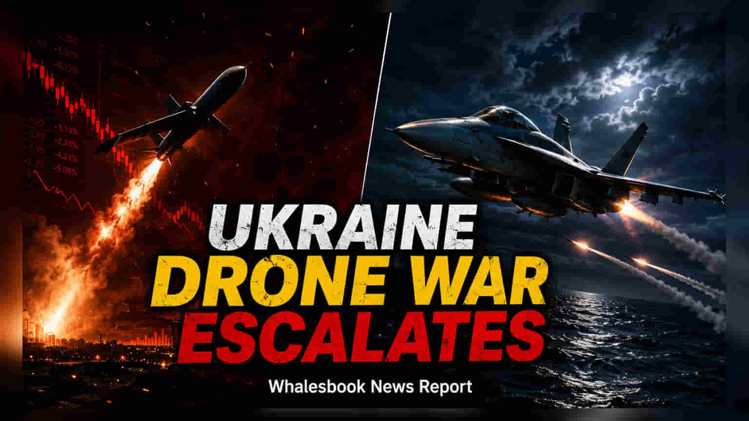 Ukraine Launches 822-Drone Strike; NATO Jet Intercepts Intruder