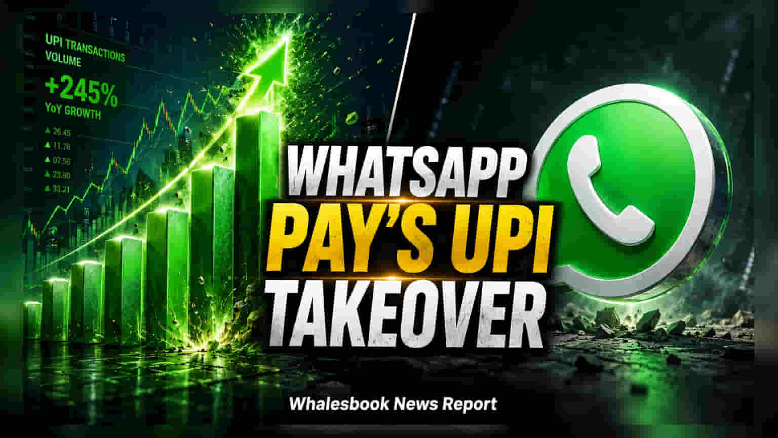 WhatsApp Pay નો ધમાકો! જુલાઈમાં 167 મિલિયન UPI ટ્રાન્ઝેક્શન પાર, Cred અને Amazon Pay ને પાછળ છોડ્યા