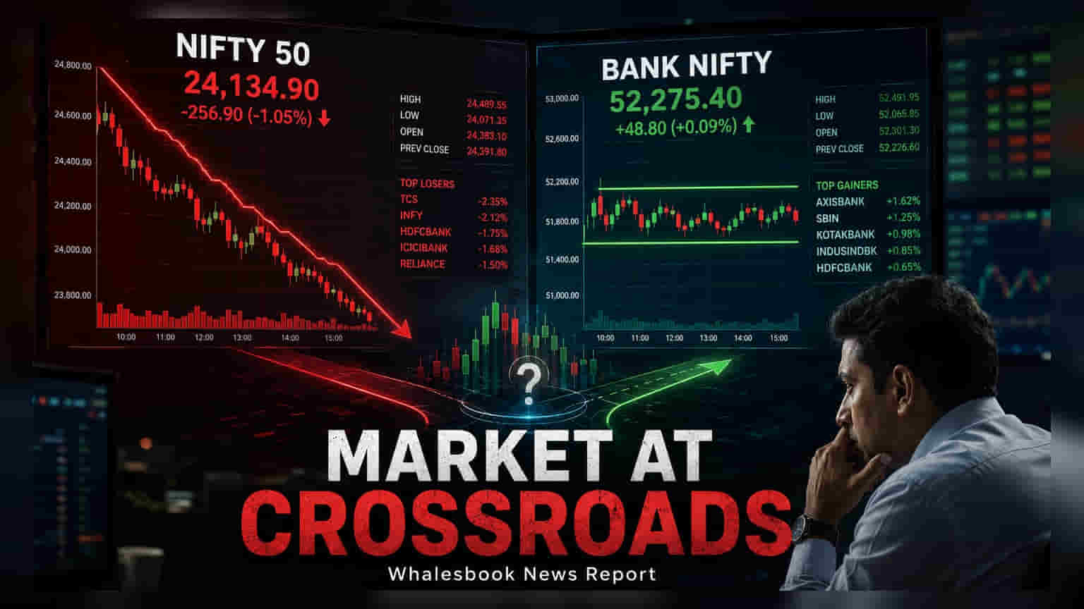 Nifty, Bank Nifty: சந்தையில் நிலவும் நிதானம்! முதலீட்டாளர்கள் வங்கி பங்குகள் பக்கம் திரும்புகிறார்களா?