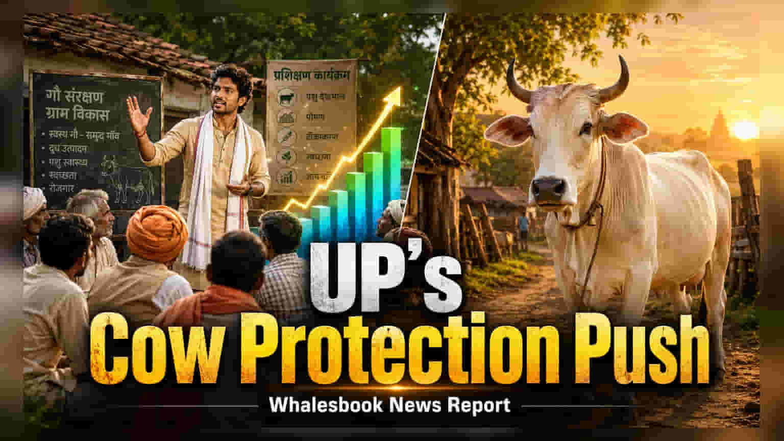 Uttar Pradesh to Train 10,000 'Go Mitras' to Boost Cattle Management