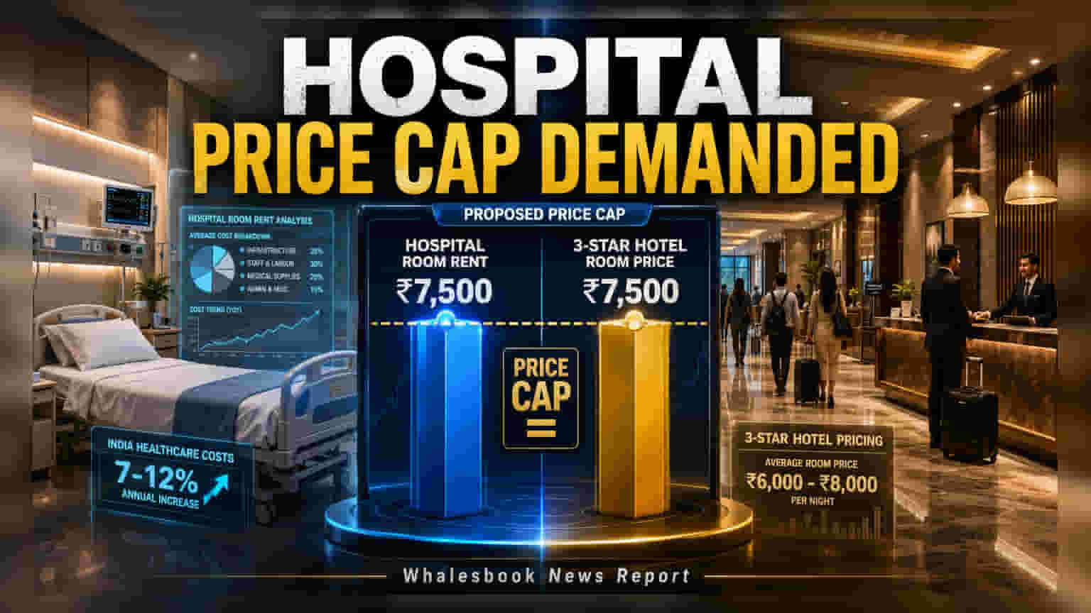Hospital Stocks में हलचल! सरकारी पैनल की सिफारिश, कमरों के रेट होंगे होटल जितने?