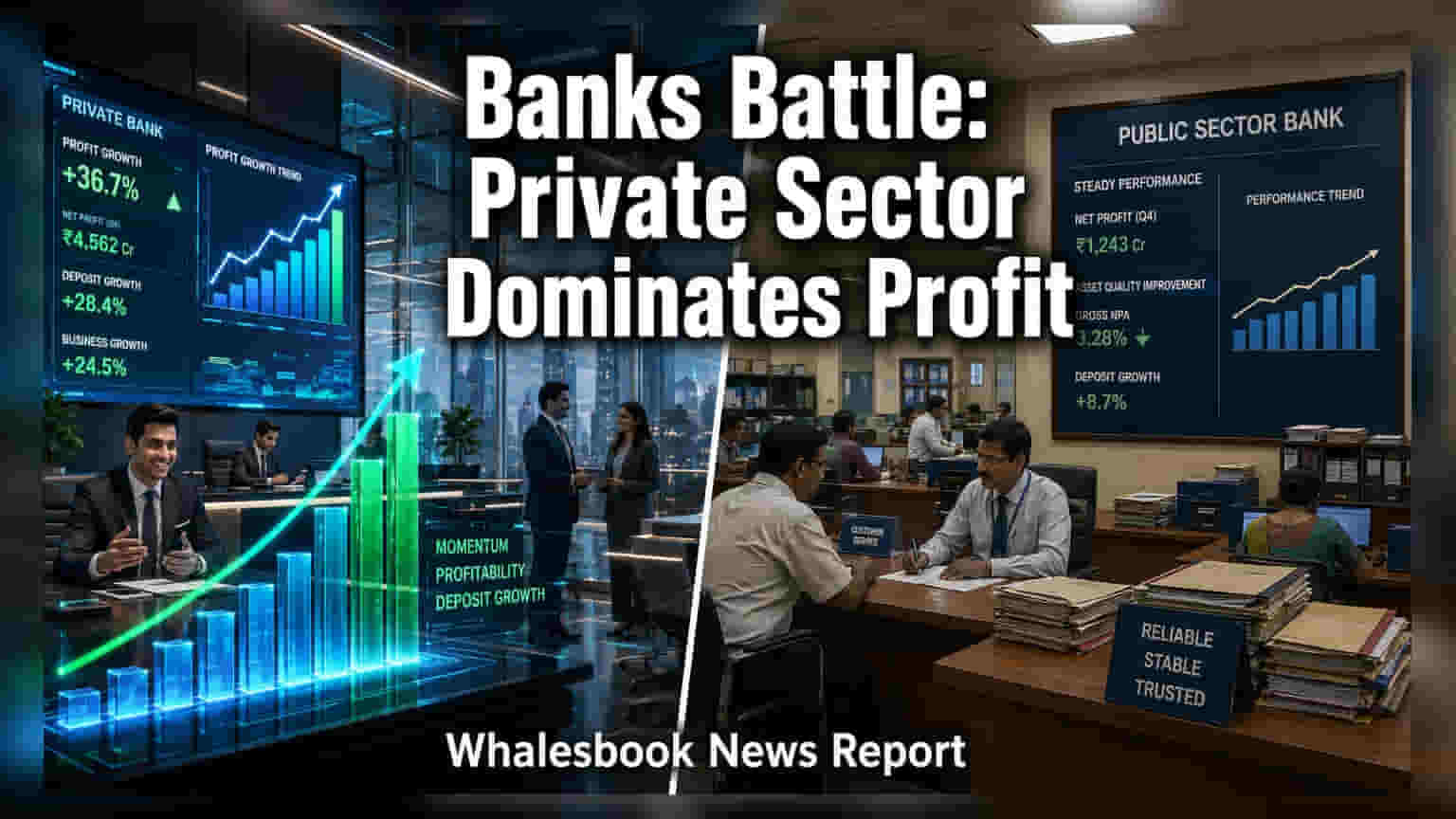 Private Banks Outpace PSUs in Profit and Deposit Growth in Q1 FY27