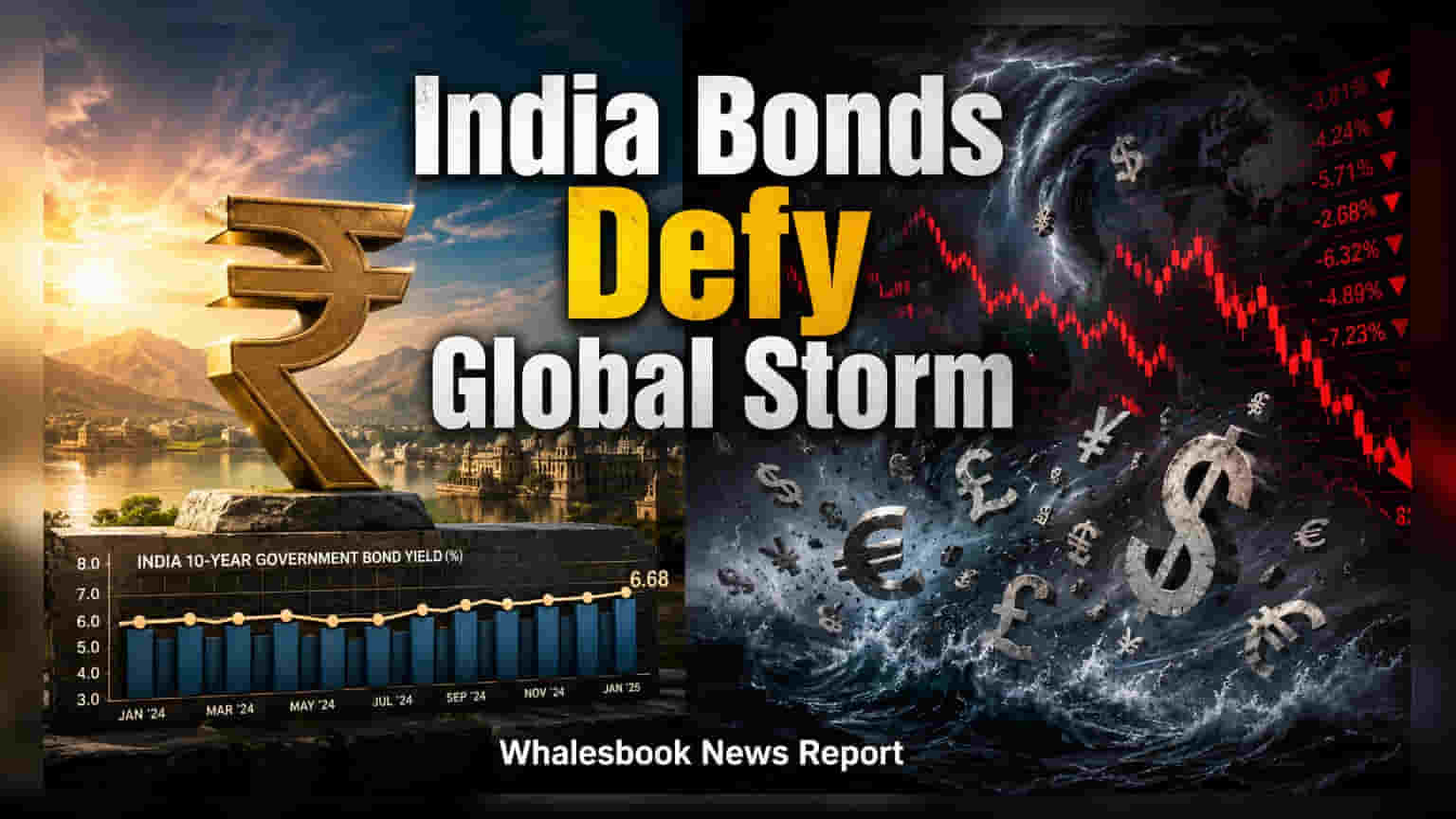 Indian 10-Year Bond Yields Hold Steady Amid Global Volatility