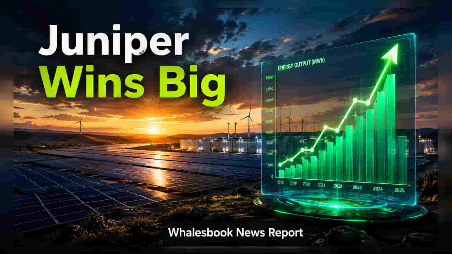 Juniper Green Energy Wins 230 MW Project at ₹5.26 Tariff