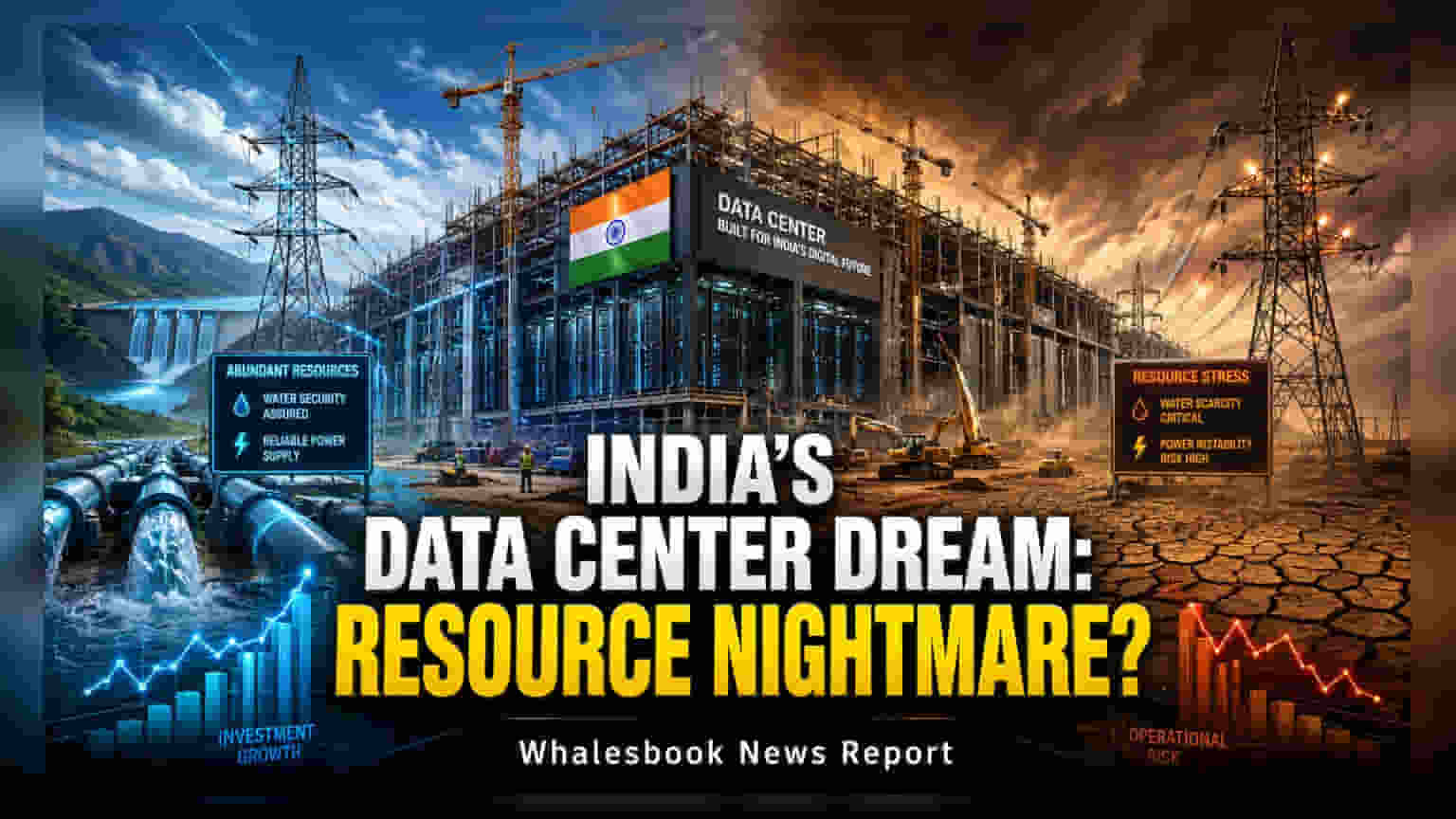 Data Centre Boom: भारत के ₹10,000 करोड़ के निवेश पर पानी और बिजली का संकट!