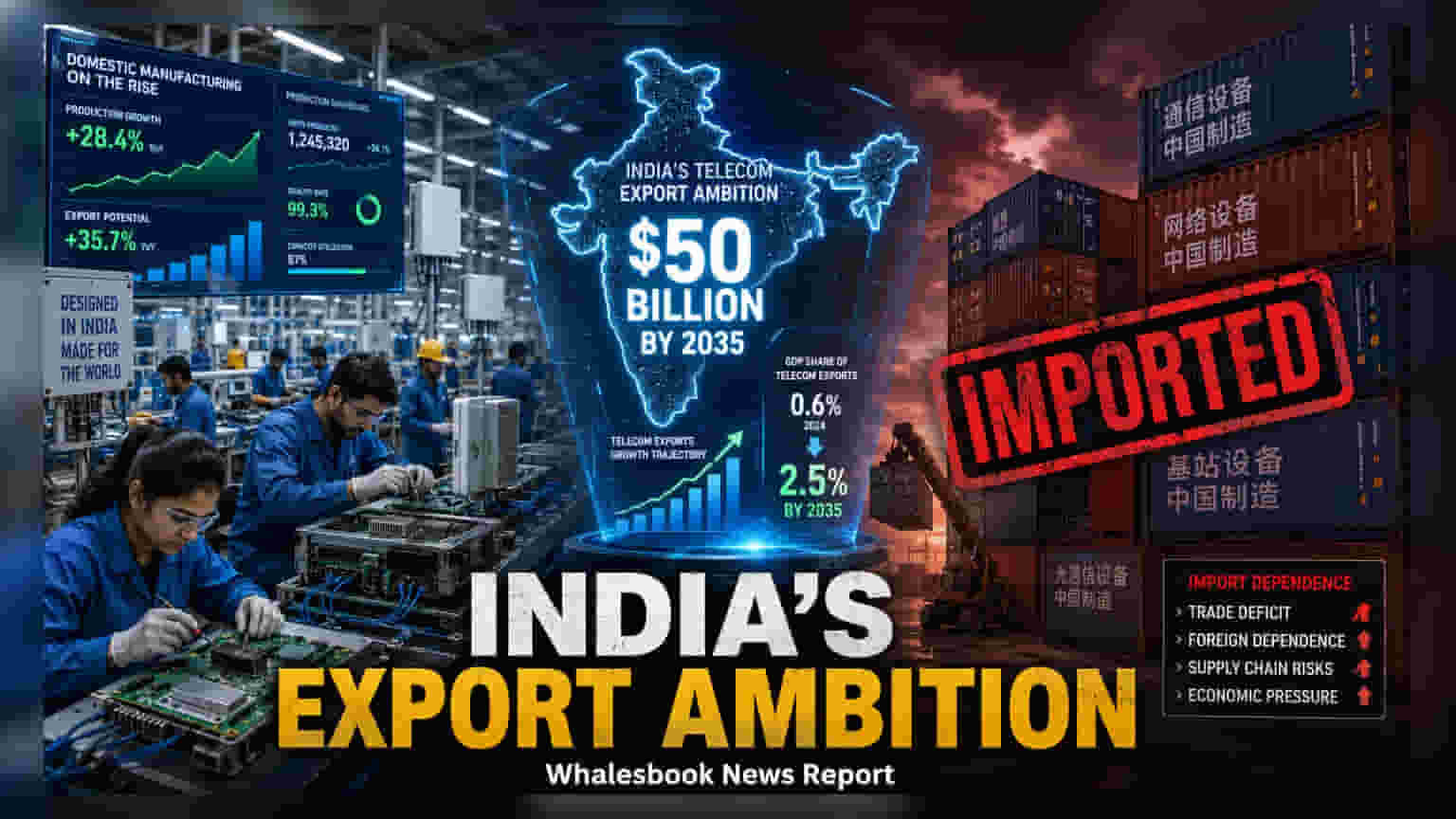 NITI Aayog का बड़ा प्लान: 2035 तक $50 अरब का टेलीकॉम एक्सपोर्ट हब बनेगा भारत!