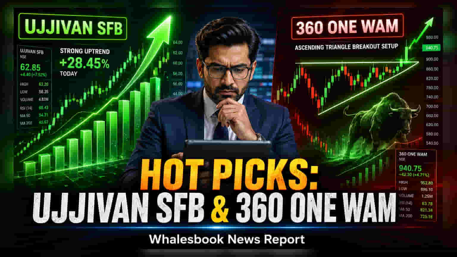 Ujjivan SFB & 360 One Wam: SBI సెక్యూరిటీస్ ఈ రెండు స్టాక్స్ పై గురిపెట్టింది! టెక్నికల్ వ్యూ ఇదే