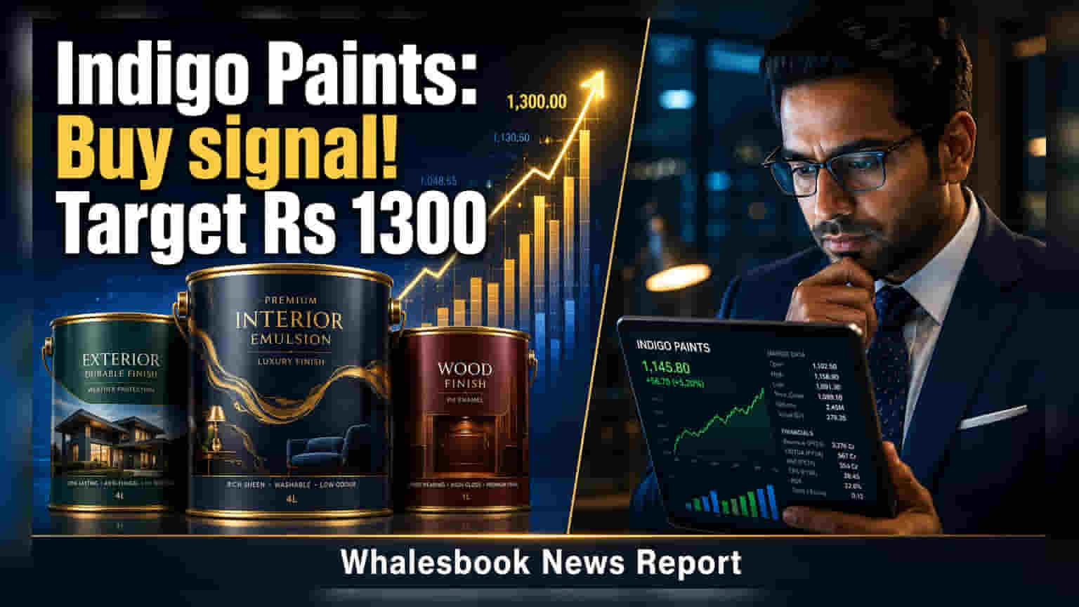 Indigo Paints షేర్ పై ICICI సెక్యూరిటీస్ బుల్లిష్.. టార్గెట్ ధర ₹1,445!