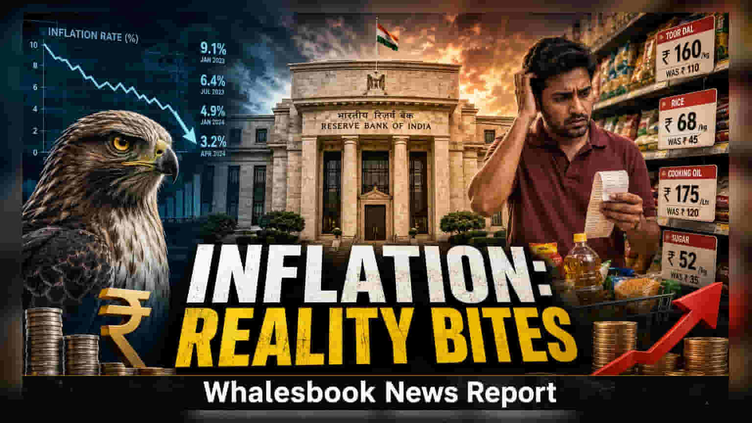 RBI ने रेपो रेट कायम ठेवला! महागाई आणि खर्चातील तफावत चिंतेचा विषय