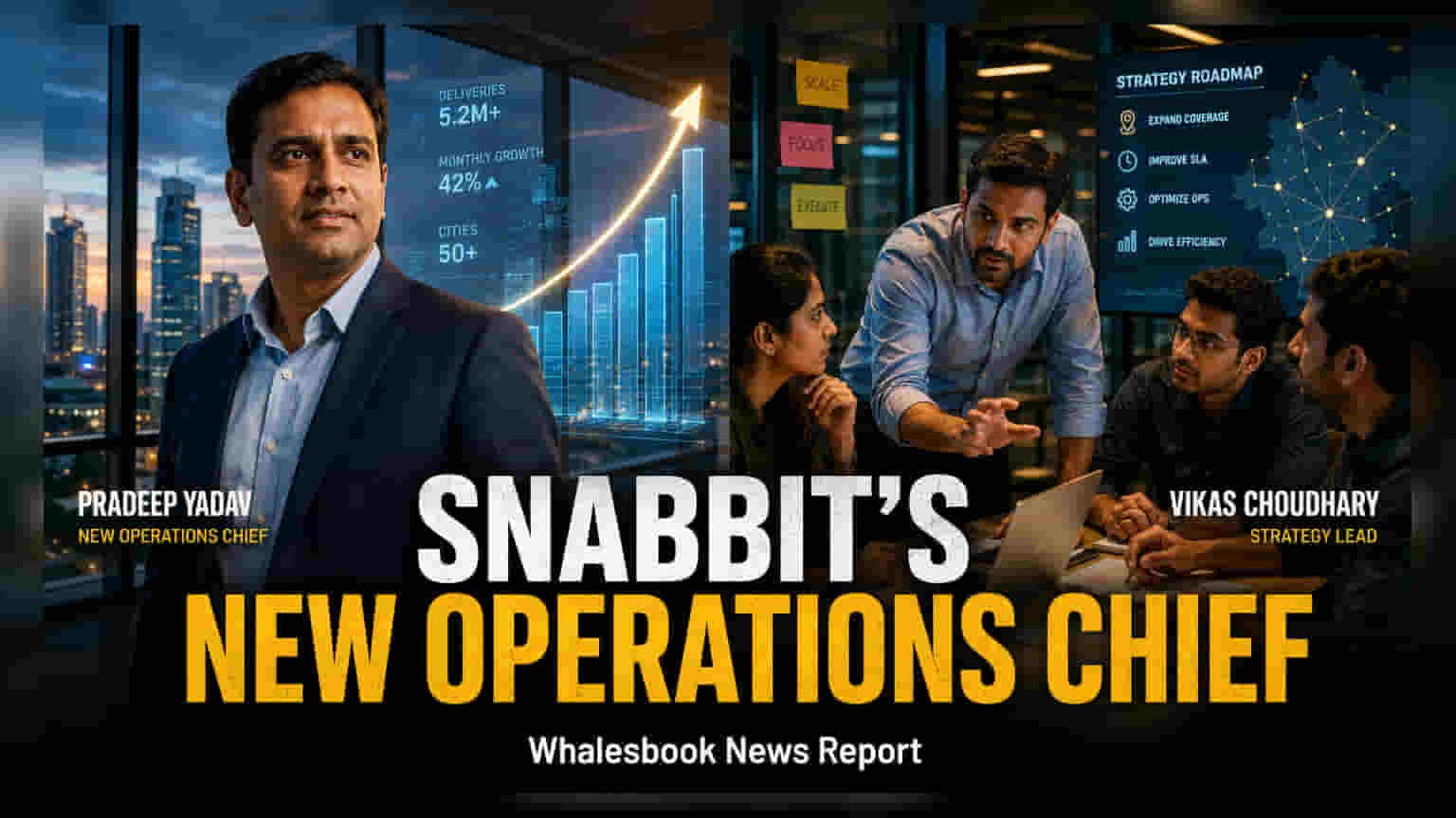 Snabbit मध्ये नवीन नेतृत्व! प्रदीप यादव यांची ऑपरेशन्स हेडपदी नियुक्ती, कंपनीचा 'वन मिलियन' घरांपर्यंत पोहोचण्याचा प्लान