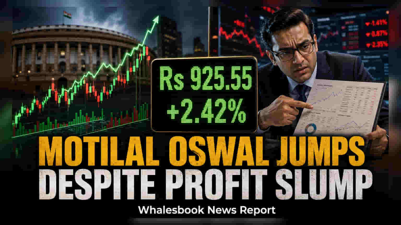 Motilal Oswal Share Price: शेअरमध्ये **4.8%** ची उसळी, पण कमाईचा खरा स्रोत काय?