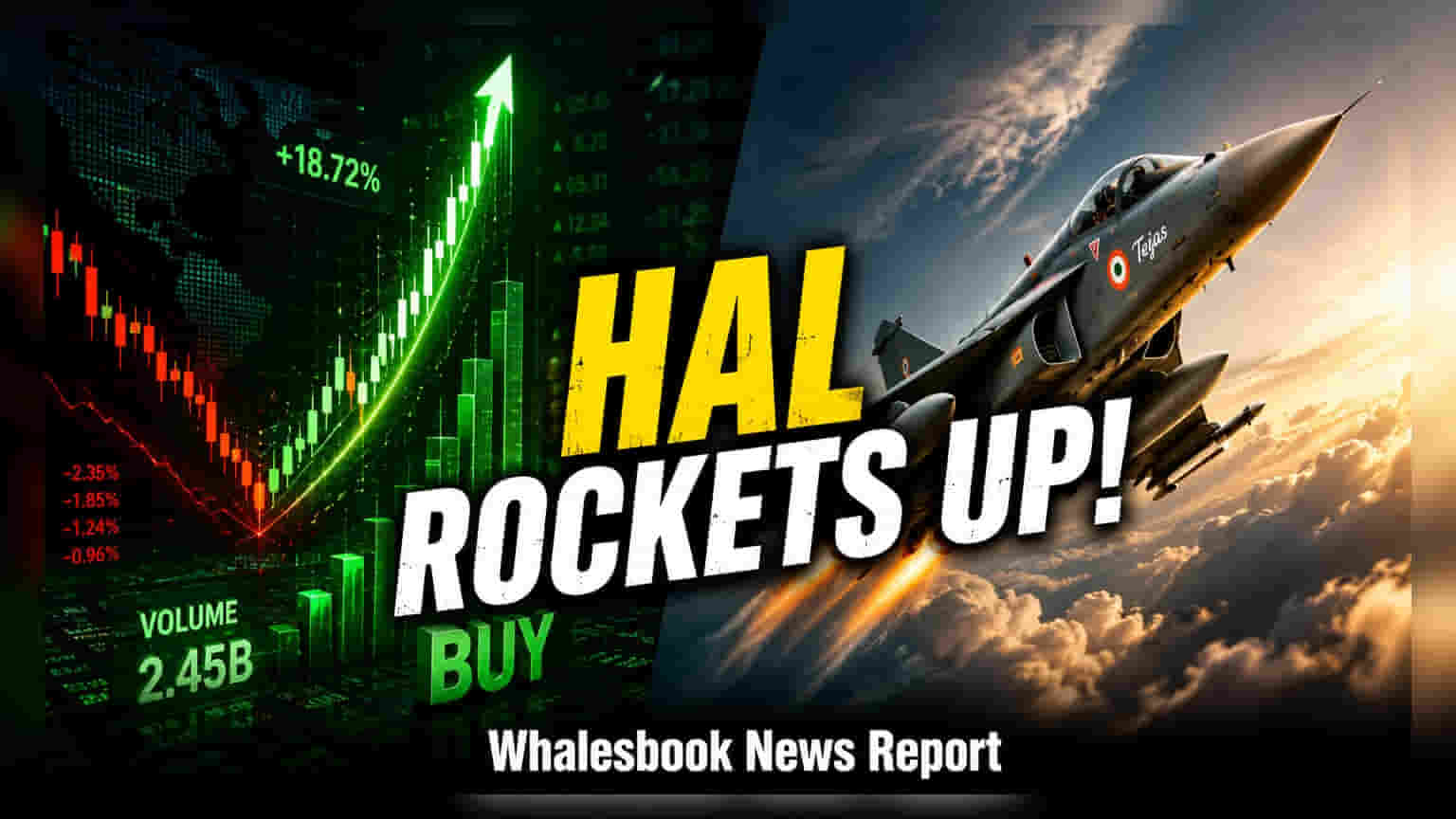 Hindustan Aeronautics Shares Rise 2% After Q1 Profit Growth
