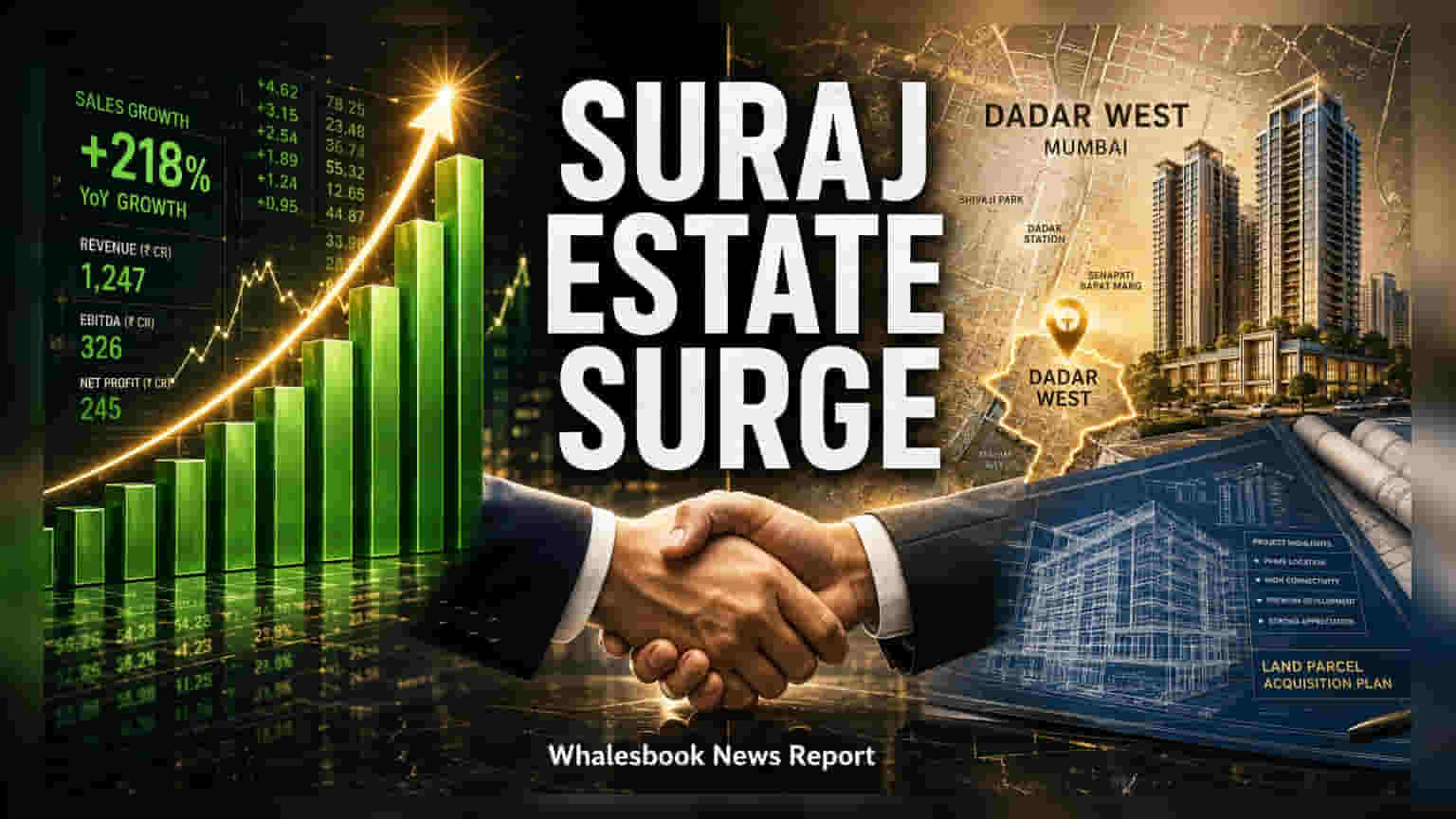 Suraj Estate Q1 Sales Jump 74% to Rs 141 Crore, Adds Dadar Land