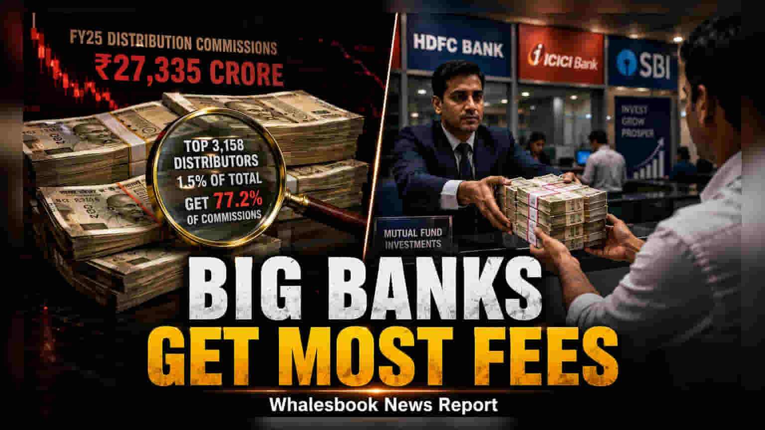 Mutual Fund Commissions: Banks Pocket 77% of Rs 27,335 Crore