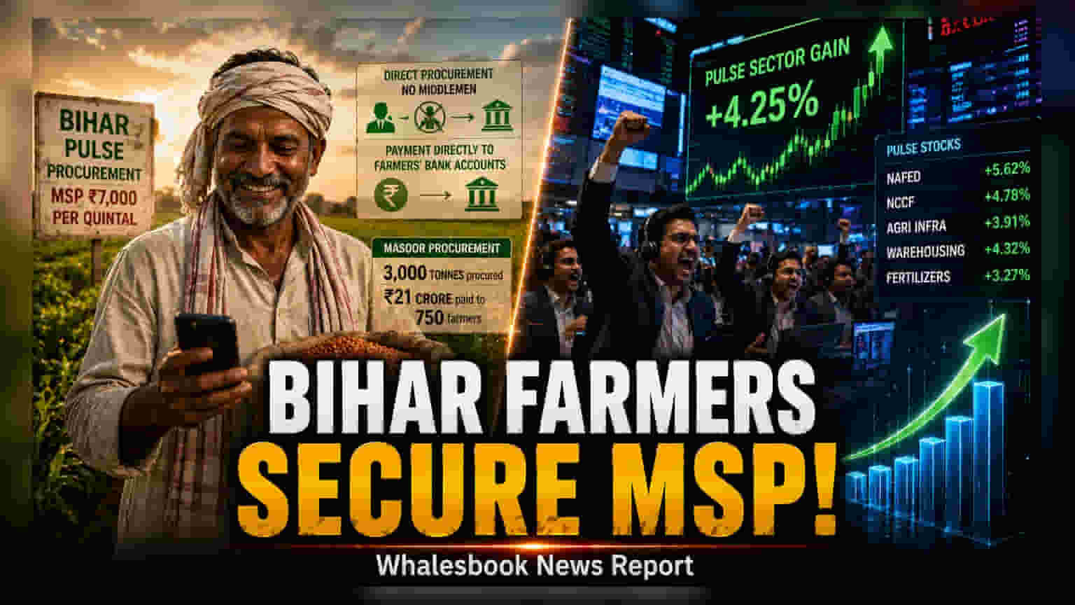 बिहारमध्ये MSP ची नवी पहाट! शेतकऱ्यांसाठी थेट सरकारी खरेदी सुरू
