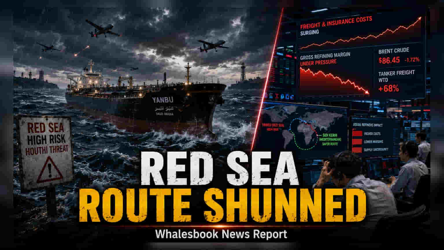 Asian Refiners Push Back On Red Sea Oil Pickups Over Attacks