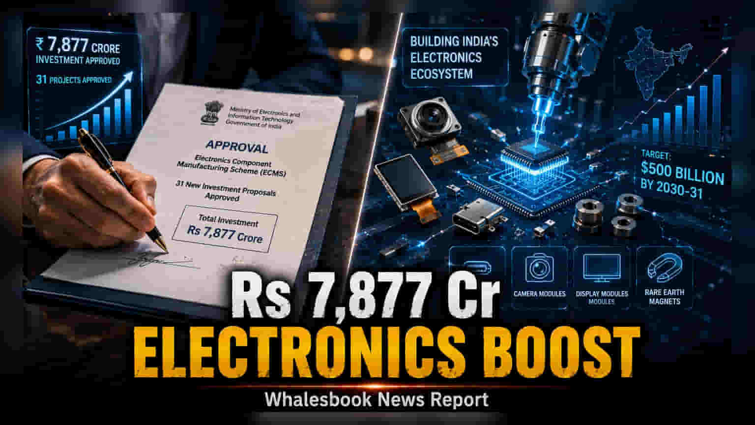 India Clears 31 Electronics Projects Worth Rs 7,877 Crore