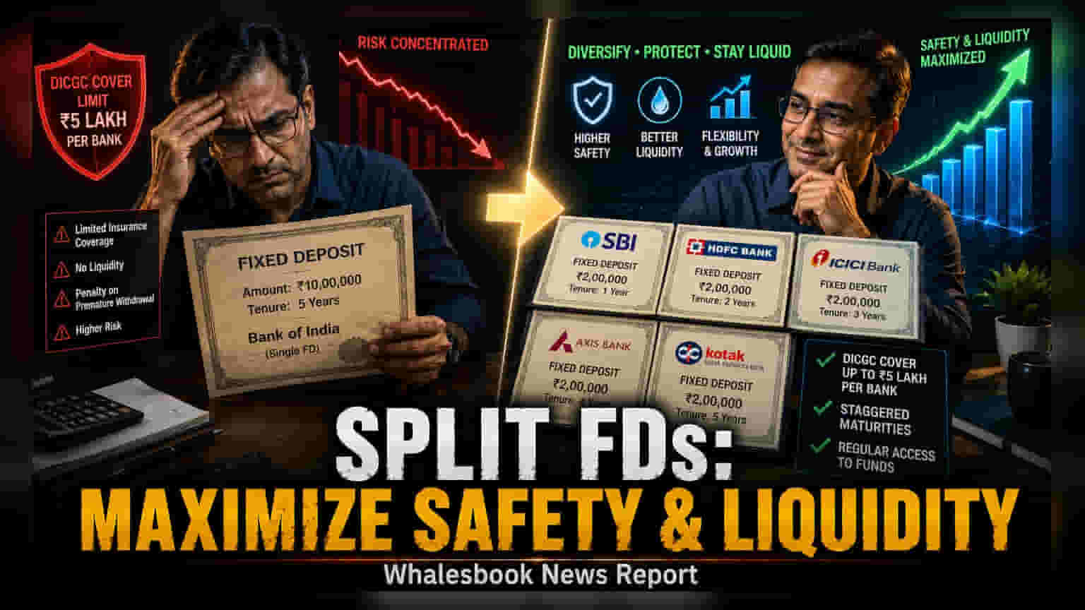 Splitting Fixed Deposits: How Investors Boost Safety and Liquidity