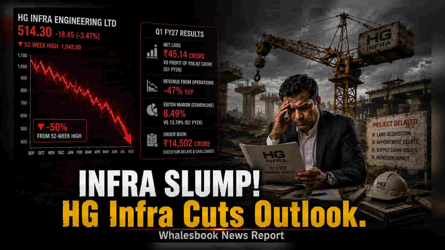 HG Infra Engineering Posts Loss In Q1 Amid Execution Hurdles