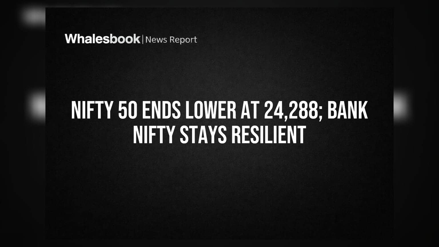 Nifty 50 मध्ये घसरण, Bank Nifty मात्र सावरला!
