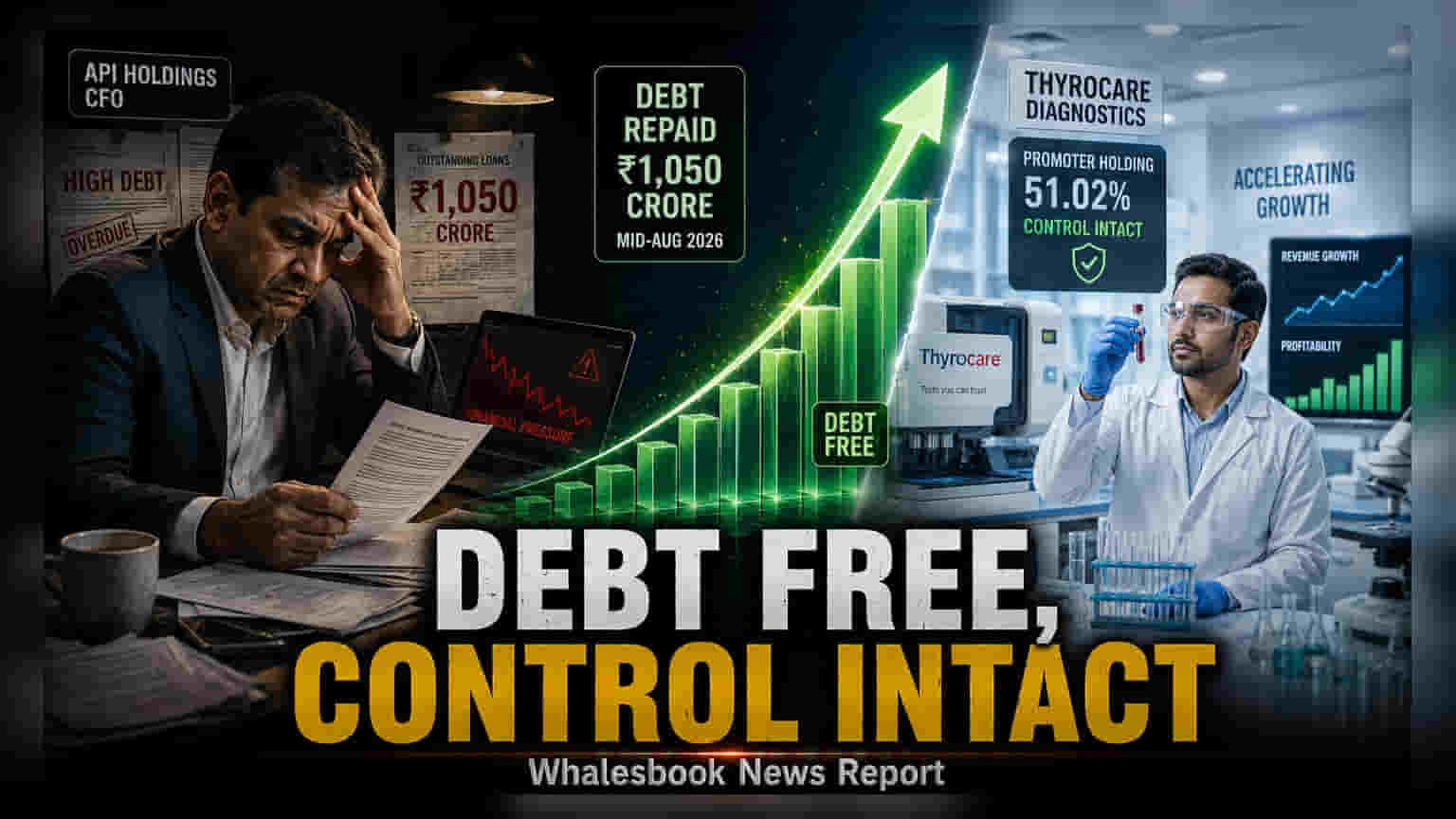 API Holdings Debt-Free: ફાર્મઈઝી (PharmEasy) ની પેરેન્ટ કંપનીએ ચૂકવ્યું ₹1,050 કરોડનું દેવું, Thyrocare માં હિસ્સો વેચ્યો