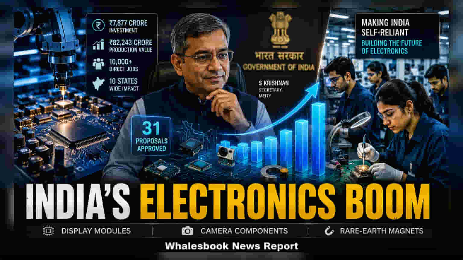 India Clears ₹7,877 Crore in Electronics Manufacturing Projects