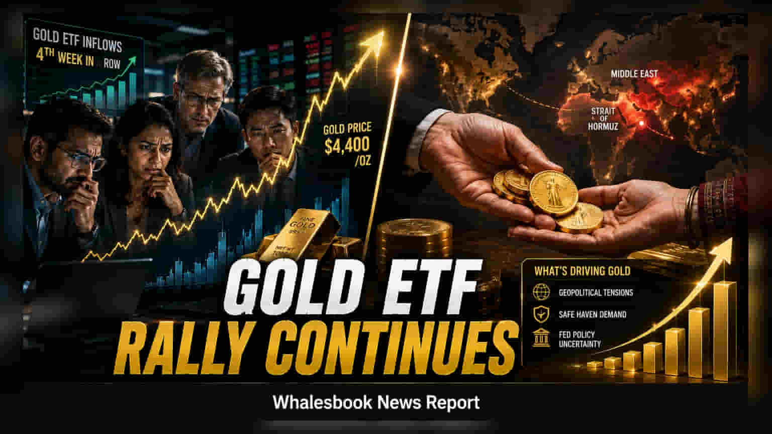 Gold ETFs Record Fourth Straight Week of Inflows as Geopolitical Tensions Rise