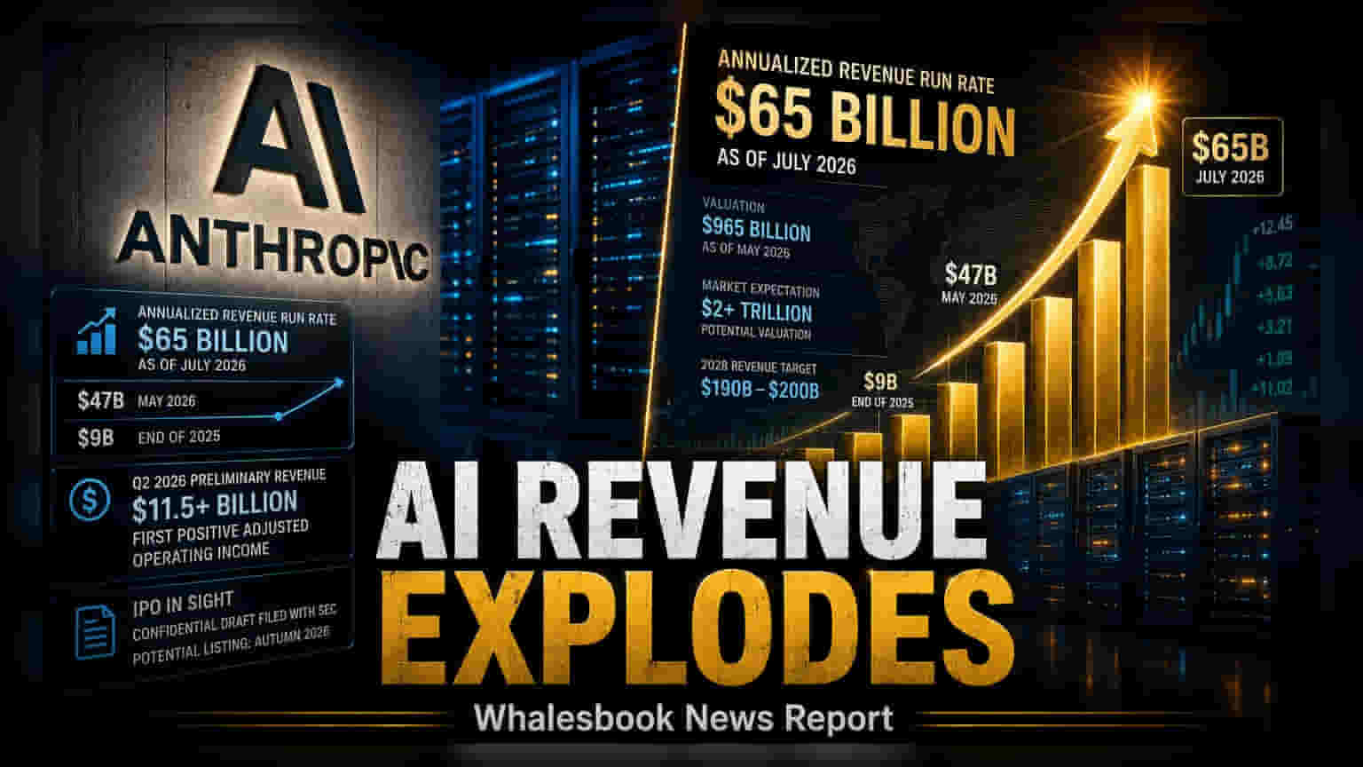 Anthropic IPO: AI કંપનીનો ધમાકો! $65 બિલિયન રેવન્યુ રન રેટ, $2 ટ્રિલિયન વેલ્યુએશનની તૈયારી