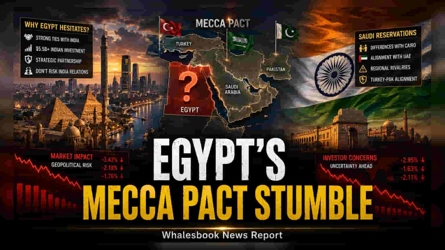 Egypt Stalls on Mecca Pact Amid India Ties, Saudi Doubts