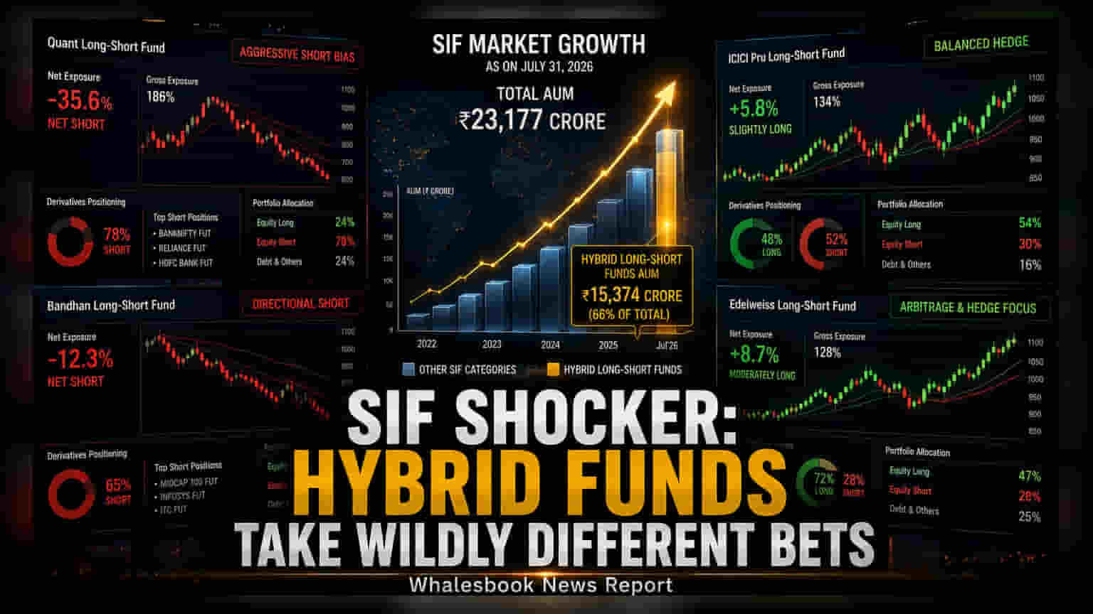 हाइब्रिड लॉन्ग-शॉर्ट SIFs की AUM ₹15,374 करोड़ पार: जानें क्यों अलग हैं फंड मैनेजर्स की स्ट्रैटेजी