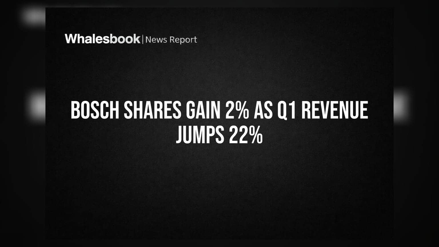 Bosch Share Price: કમાલ! Q1 માં આવક 22% વધી, શેર 2% તેજીમાં