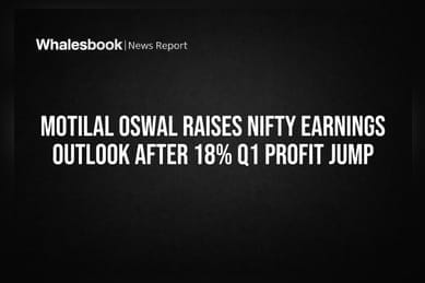 Motilal Oswal Raises Nifty Earnings Outlook After 18% Q1 Profit Jump