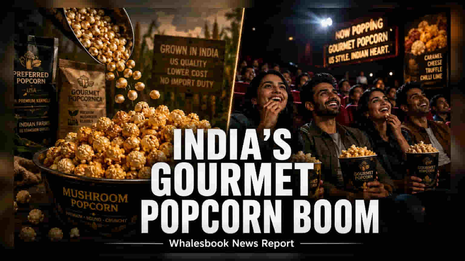 Preferred Popcorn और Gourmet Popcornica का दांव: भारत के प्रीमियम स्नैक मार्केट में "मशरूम" पॉपकॉर्न की धूम!