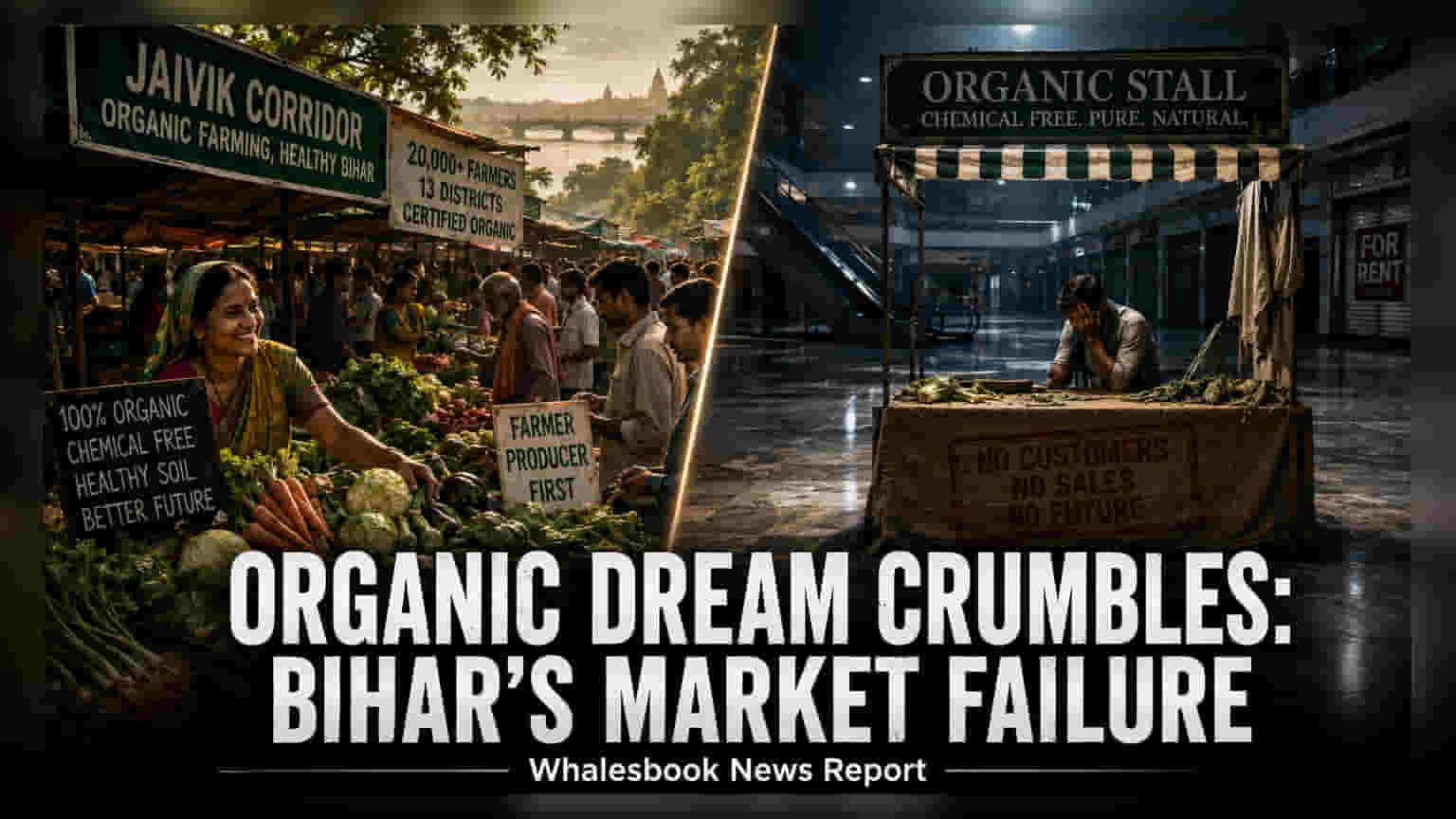 जैविक कॉरिडोर बिहार: किसान प्रीमियम बाजार खोजने में फंसे!