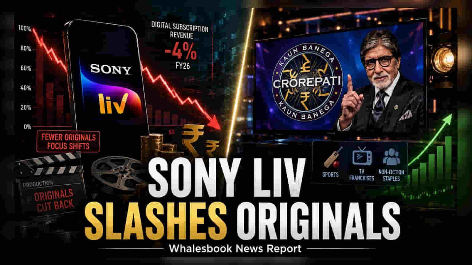 Sony LIV की नई चाल: TV शोज़ और स्पोर्ट्स पर फोकस, FY26 में हुआ मुनाफा **16%** बढ़ा