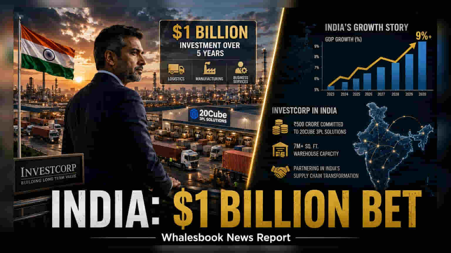 Investcorp का भारत में बड़ा दांव: अगले 5 सालों में ₹8300 करोड़ का निवेश करेगी!