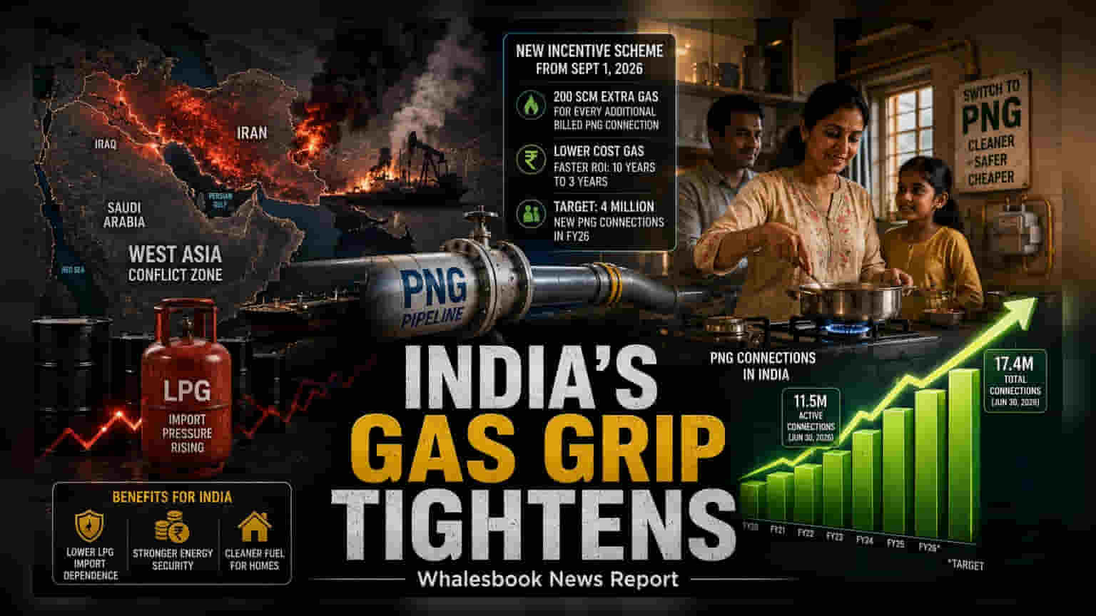 PNG कनेक्शन का टारगेट बढ़ा! सरकार लाई नई स्कीम, मिलेगा सस्ता घरेलू गैस