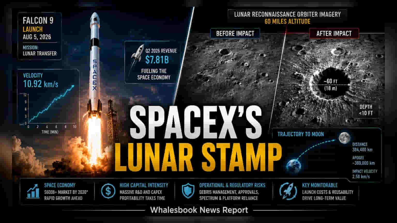 SpaceX रॉकेट ने चांद पर मचाया धमाल! NASA ने जारी की खास तस्वीरें