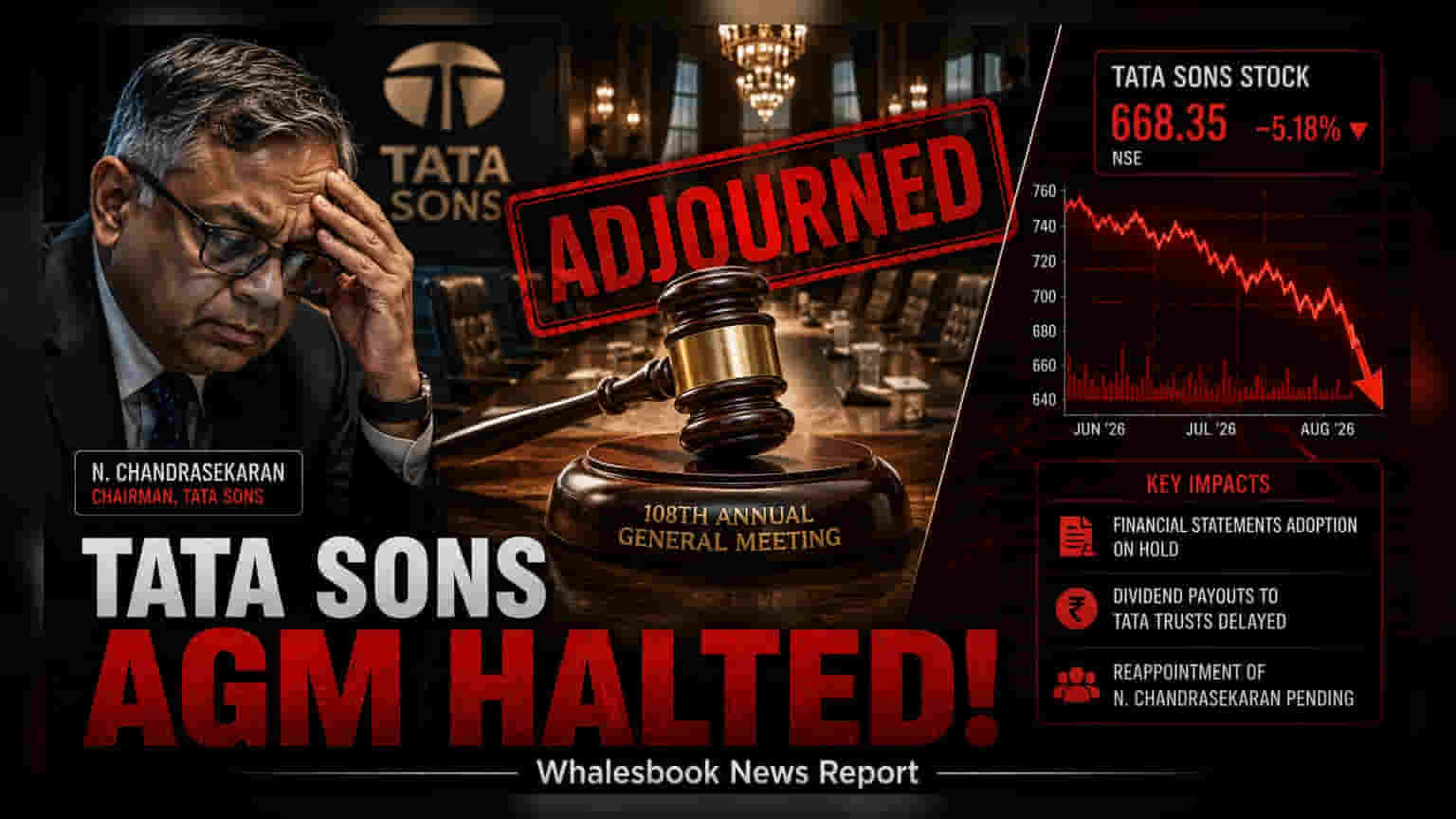 Tata Sons AGM: इतिहास में पहली बार टली मीटिंग, कोरम (Quorum) पूरा न होने से मचा हड़कंप