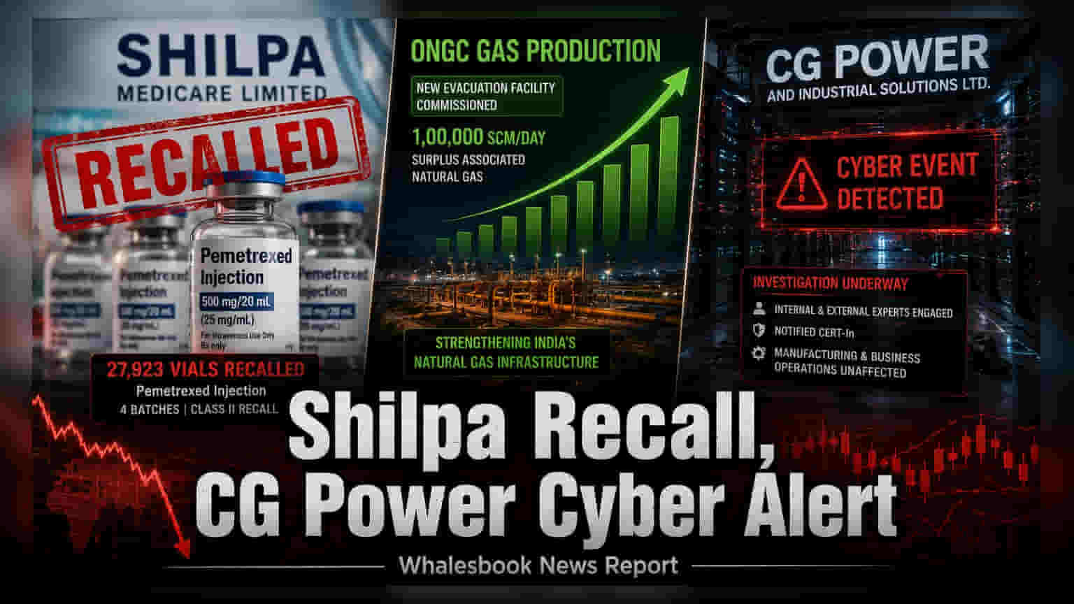 Shilpa Medicare, CG Power, ONGC: कंपनियों से जुड़ी बड़ी खबरें, निवेशकों को जानना ज़रूरी!